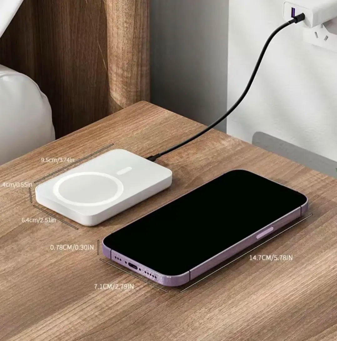 10000Mah Magnetic Power Bank for Iphone 12–17 Series, Works Best with Mag/Safe Case or No Case, Portable Wireless Charger Fathersdaygift